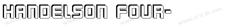 handelson four字体转换